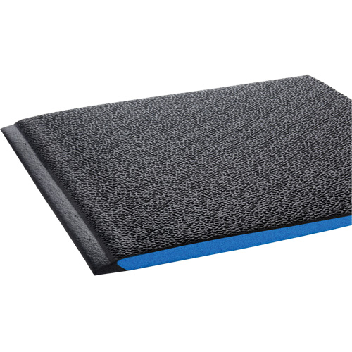 Wear-Bond Comfort-King Ergonomic Mats, Pebbled, 3' x 5' x 9/16", Black, Vinyl Foam Ontario Safety Products