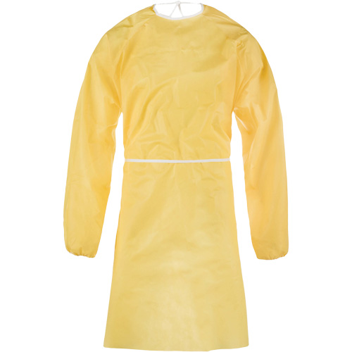 Blouse ChemMax 1, Taille unique, Jaune, Poly&eacute;thyl&egrave;ne/Polypropyl&egrave;ne Ontario Safety Products