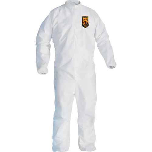 KleenGuard KGA300 Coveralls, 4X-Large, White, Microporous Ontario Safety Products