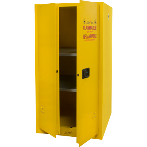 Armoire pour produits inflammables, 60 gal., 2 Porte(s), 34" La x 65" h x 34" p Ontario Safety Products