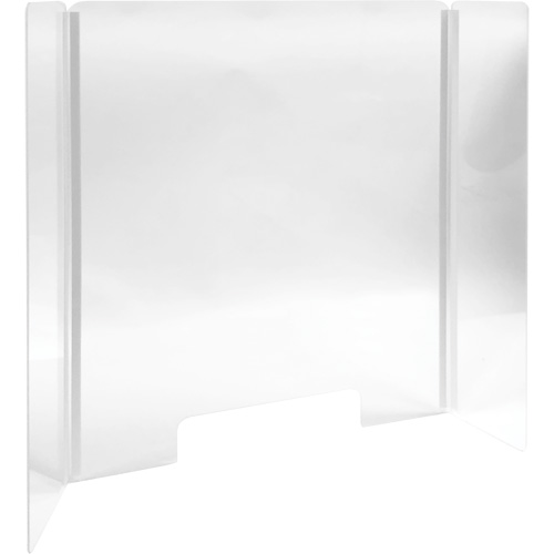 Countertop Safety Shield, 24-3/8" W x 31-3/4" H Ontario Safety Products