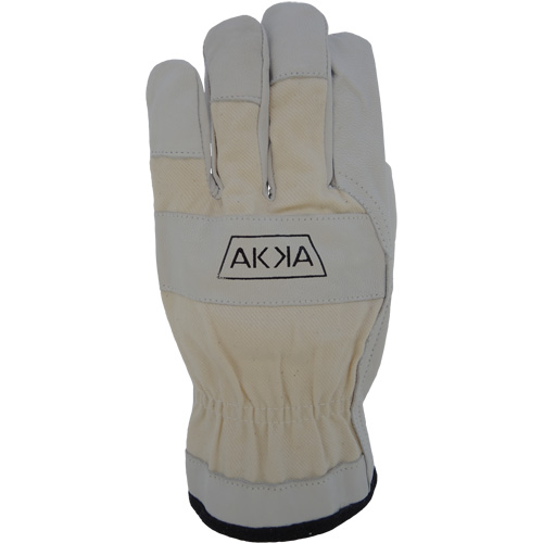 Cotton-Backed Drivers Gloves, Large, Grain Goatskin Palm Ontario Safety Products