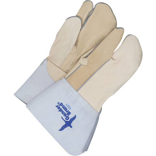 Gants &agrave; trois doigts en cuir, Cuir fleur de vache, Taille 9 Ontario Safety Products