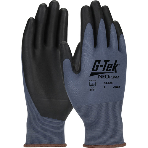 Gants en tricot sans coutures enduits G-Tek NeoFoam, T-petit, R&ecirc;vetement Polyur&eacute;thane, Calibre 15, Enveloppe en Nylon Ontario Safety Products