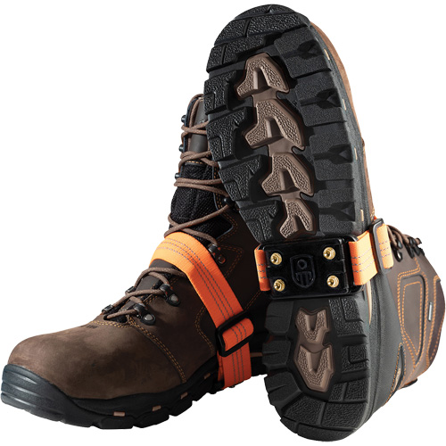 Midcleat&reg; Traction Device, Brass, Stud Traction, One Size Ontario Safety Products