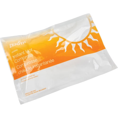 Instant Compress, Hot, Single Use, 6" x 9" Ontario Safety Products