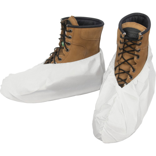 Couvre-chaussures, Taille unique, Microporeux, Blanc Ontario Safety Products