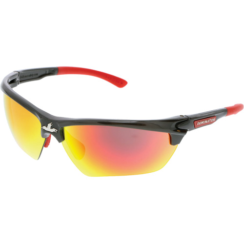 Lunettes de s&eacute;curit&eacute; Dominator s&eacute;rie DM3, Lentille Miroir orange, Antibu&eacute;e/Anti-&eacute;gratignures, ANSI Z87+ Ontario Safety Products