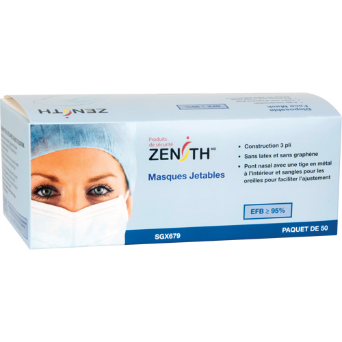 Masques jetables, Non m&eacute;dical Ontario Safety Products