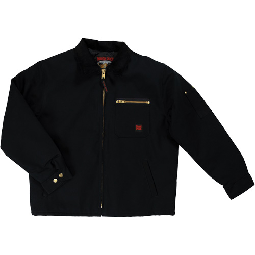 Veste de travail en toile lourde, Hommes, Moyen (grande taille), Noir Ontario Safety Products