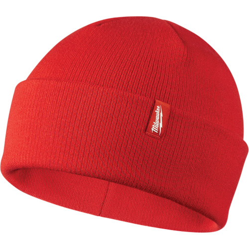 Cuffed Beanie, One Size, Red Ontario Safety Products