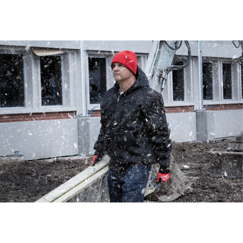 Cuffed Beanie, One Size, Red Ontario Safety Products