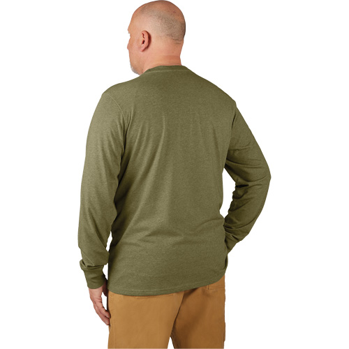 Hybrid Work Tee Shirt, Men's, Small, Green Ontario Safety Products