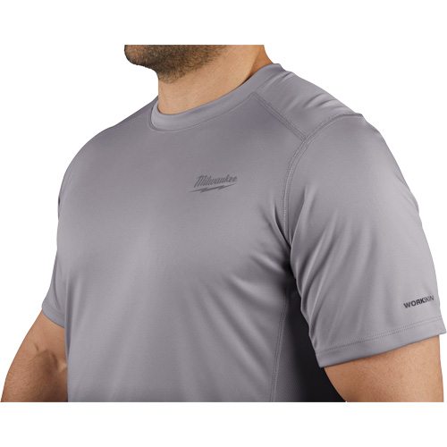 Workskin Lightweight Shirt, Men's, Small, Grey Ontario Safety Products