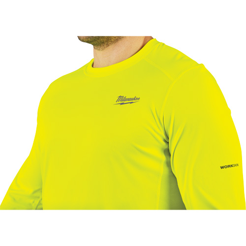 Workskin Lightweight High Visibility Shirt, Men's, Large, Yellow Ontario Safety Products