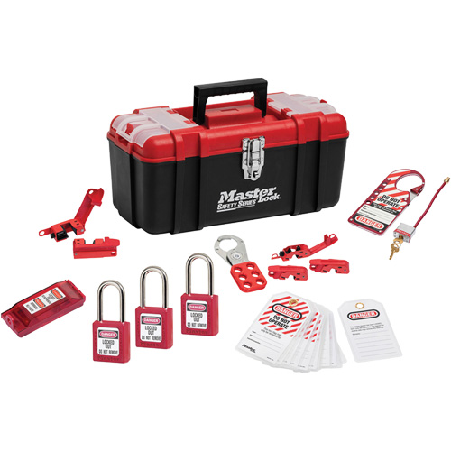 Standard Lockout Kit with Zenex Thermoplastic Locks, Electrical Kit, 14 Components Ontario Safety Products