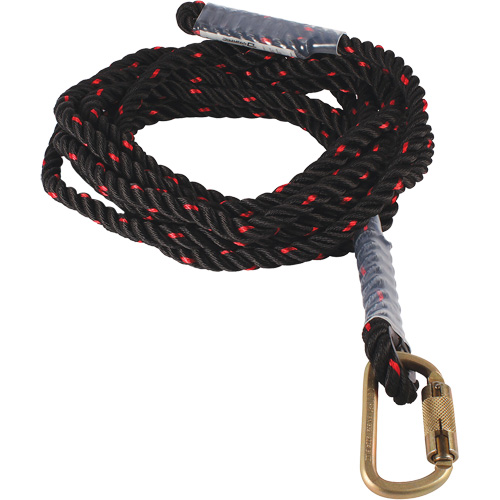 Dynamic Vertical Rope Lifeline with Carabiner Ontario Safety Products