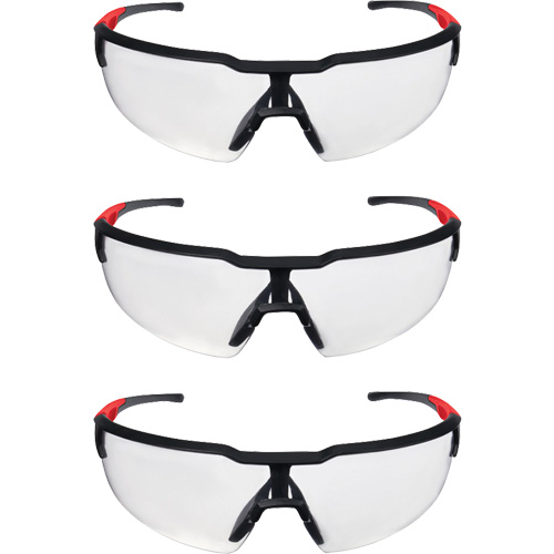 Safety Glasses, Clear Lens, Anti-Scratch, ANSI Z87+/Meets/Exceeds CSA Z94.3 Ontario Safety Products
