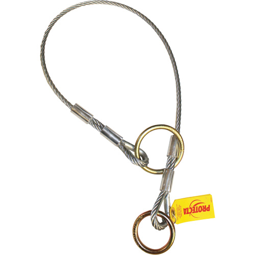 Adaptateur pour c&acirc;ble &agrave; deux anneaux, Fixation universelle, Usage Temporaire Ontario Safety Products