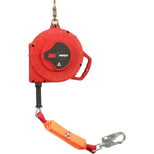 Rebel Self Retracting Lifeline, 50', Galvanized Steel, Swivel Ontario Safety Products