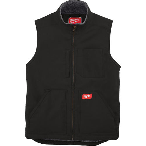 Heavy-Duty Sherpa-Lined Vest, Men's, Small, Black Ontario Safety Products