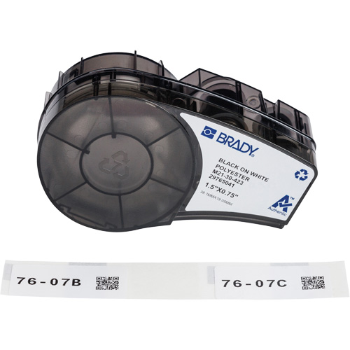 Harsh Environment Multi-Purpose Labels with Ribbon, Black Ontario Safety Products