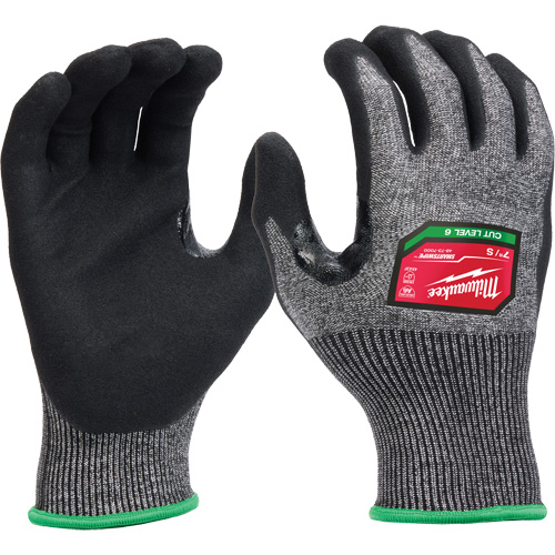 Gants enduits par trempage &agrave; dext&eacute;rit&eacute; &eacute;lev&eacute;e, Taille Petit, Calibre 18, Rev&ecirc;tement Nitrile, Enveloppe en Poly&eacute;thyl&egrave;ne, ASTM ANSI niveau A6/EN 388 niveau F Ontario Safety Products