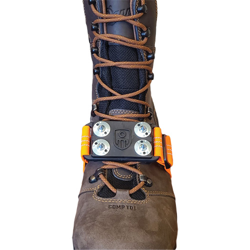 Crampon &agrave; glace anti&eacute;tincelles Midcleat, Acier au carbone, Traction Crampon, Taille unique Ontario Safety Products