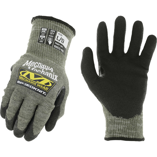 Gants de travail Speedknit, Taille 7, Calibre 13, Rev&ecirc;tement Ur&eacute;thane, Enveloppe en PEHP/Tungst&egrave;ne, ASTM ANSI niveau A9 Ontario Safety Products