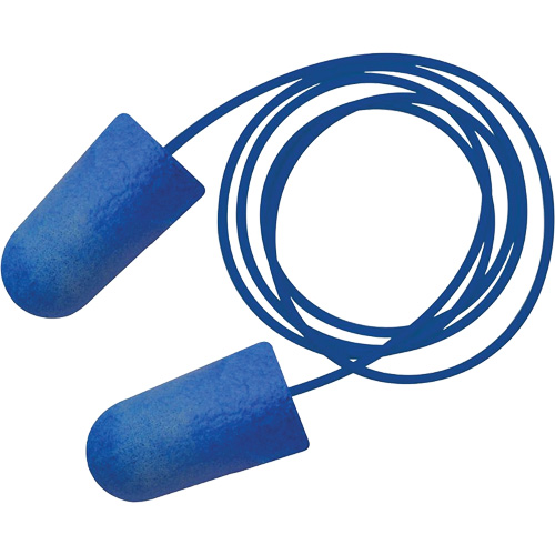 Food Pro Bullet BioSoft BioBased Metal Detectable Earplugs, Corded, One-Size, Bulk - Box, 32 NRR dB Ontario Safety Products