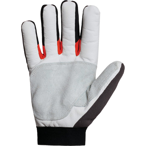 Clutch Gear&reg; Thinsulate Mechanic's Gloves, Grain Goatskin/Split Leather Palm, Size Small/7 Ontario Safety Products