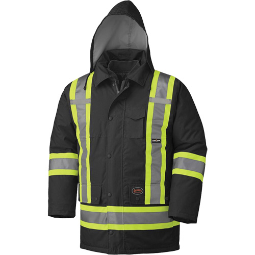 5025 Waterproof 7-in-1 Parka, Black, X-Small Ontario Safety Products