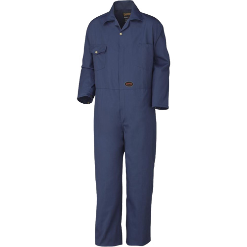 515T Coveralls with Zipper, Men's, Navy Blue, Size 40 Ontario Safety Products