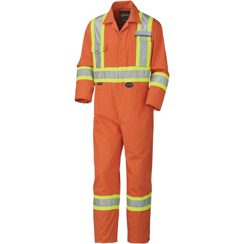 5513T Combinaison pour lavage industriel, 40 (grand taille), Orange haute visibilit&eacute; Ontario Safety Products