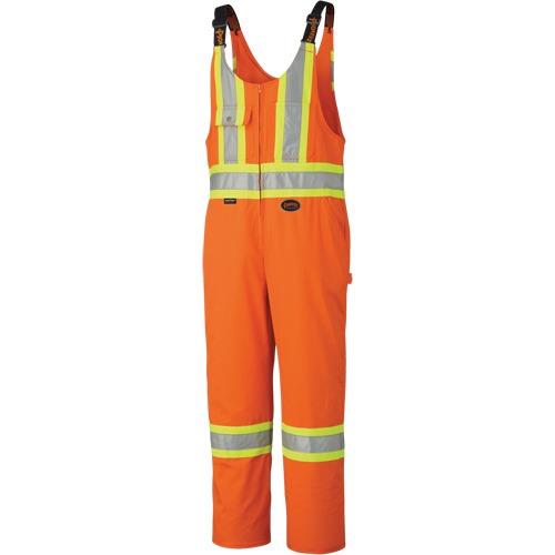 6617Z Combinaisons de s&eacute;curit&eacute; avec fermetures &agrave; glissi&egrave;re aux jambes, Poly-coton, 36, Orange haute visibilit&eacute; Ontario Safety Products