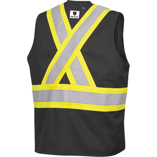 7729 Veste r&eacute;sistante aux arcs &eacute;lectriques FR-Tech, Petit, Noir, 10 cal/cm² Ontario Safety Products