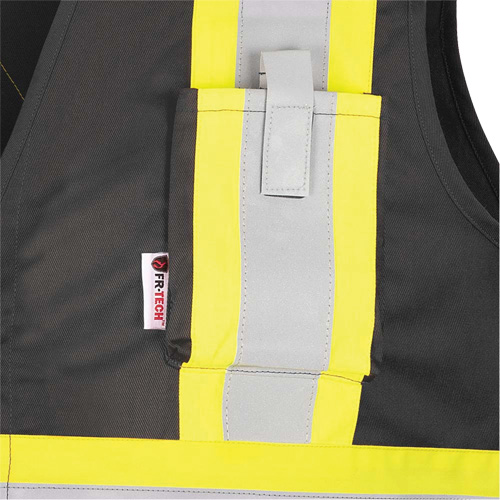 7729 Veste r&eacute;sistante aux arcs &eacute;lectriques FR-Tech, Petit, Noir, 10 cal/cm² Ontario Safety Products