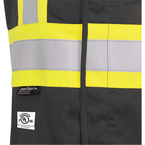 7729 Veste r&eacute;sistante aux arcs &eacute;lectriques FR-Tech, Petit, Noir, 10 cal/cm² Ontario Safety Products