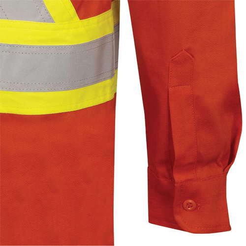 7743 Chemise de s&eacute;curit&eacute; ignifug&eacute;e FR-Tech, Petit, Orange haute visibilit&eacute; Ontario Safety Products