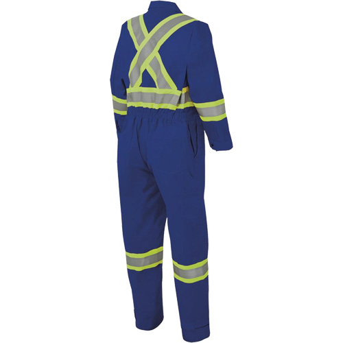 7706 Combinaison ignifuge FR-Tech avec fermetures &agrave; glissi&egrave;re aux jambes, Taille 36, Bleu royal, 9,7 cal/cm² Ontario Safety Products