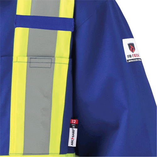 7706 Combinaison ignifuge FR-Tech avec fermetures &agrave; glissi&egrave;re aux jambes, Taille 36, Bleu royal, 9,7 cal/cm² Ontario Safety Products