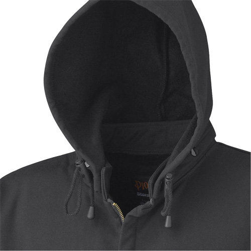 337 Flame-Resistant Zip Style Hoodie, Men's, X-Small, Black, 22 cal/cm² Ontario Safety Products