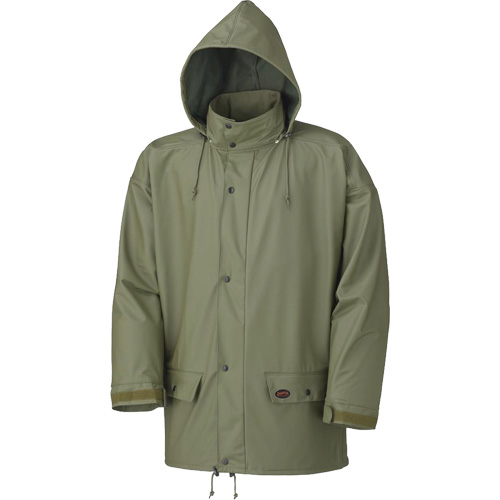 D7000 Veste imperm&eacute;able extensible, Polyur&eacute;thane, T-petit, Vert Ontario Safety Products