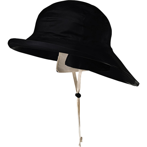 D5050 Chapeau Sou'wester traditionnel noir Dry King, Petit, Noir, Caoutchouc Ontario Safety Products