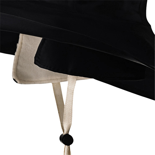 D5050 Chapeau Sou'wester traditionnel noir Dry King, Petit, Noir, Caoutchouc Ontario Safety Products