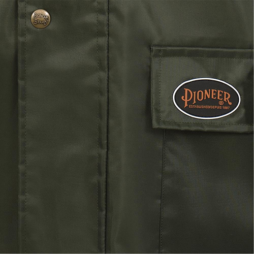 D8120J Manteau &agrave; capuchon ind&eacute;chirable Nailhead pour planteur d'arbres, Polyester/PVC, T-petit, Vert Ontario Safety Products