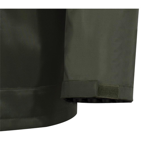 D8120J Manteau &agrave; capuchon ind&eacute;chirable Nailhead pour planteur d'arbres, Polyester/PVC, T-petit, Vert Ontario Safety Products