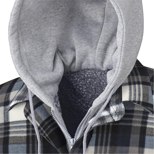 415BG Quilted Hooded Shirt, Men's, X-Small, Multi-Colour Ontario Safety Products