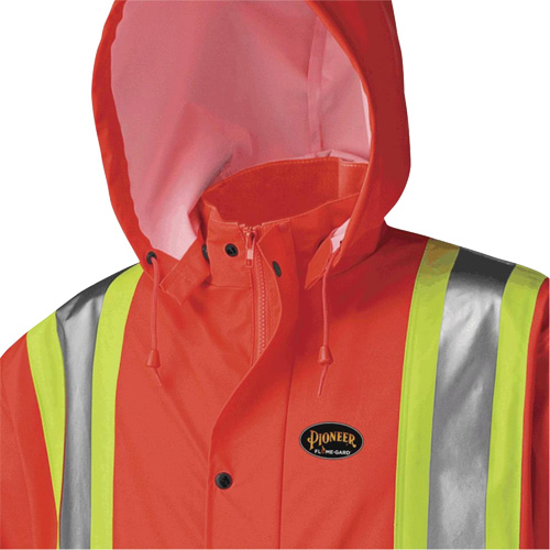 5896 Manteau long imperm&eacute;able et ignifuge, Petit, Orange haute visibilit&eacute; Ontario Safety Products