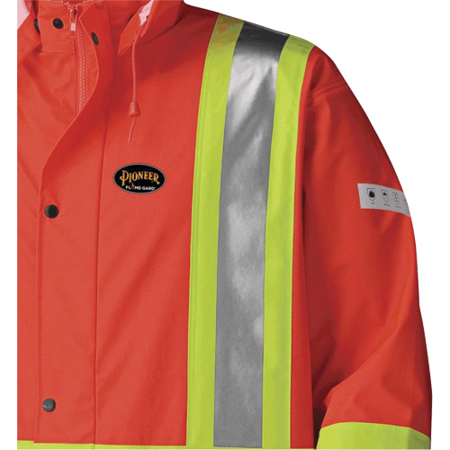 5896 Manteau long imperm&eacute;able et ignifuge, Petit, Orange haute visibilit&eacute; Ontario Safety Products